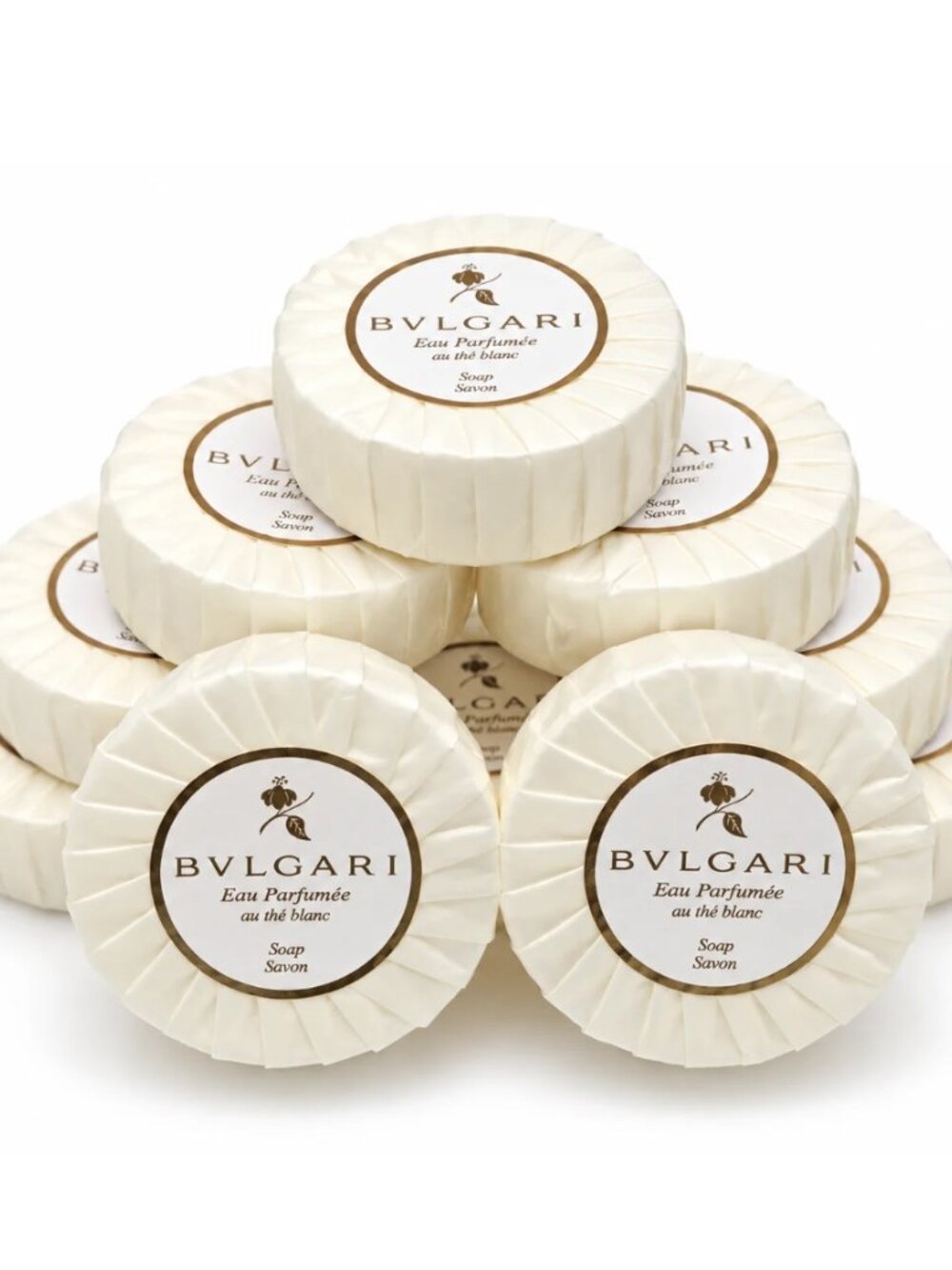Bvlgari Eau Parfumee au the Blanc Soap 75g/2.6oz - Pack of 10